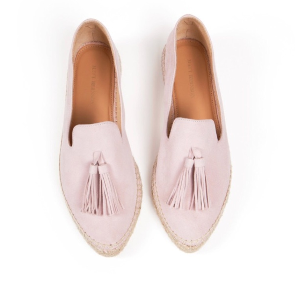 Matt Bernson Blush Pink Cecilia Espadrilles Loafer